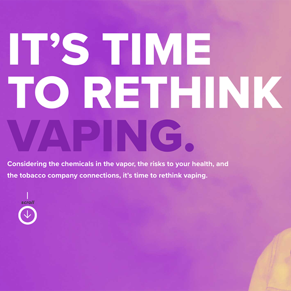 rethink tobacco Health Risks - EVMS